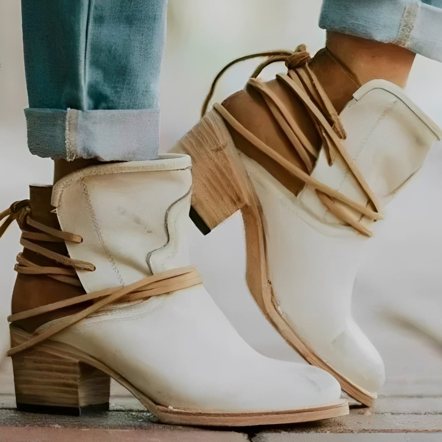 Jesse - Stylish women's high-heeled boots