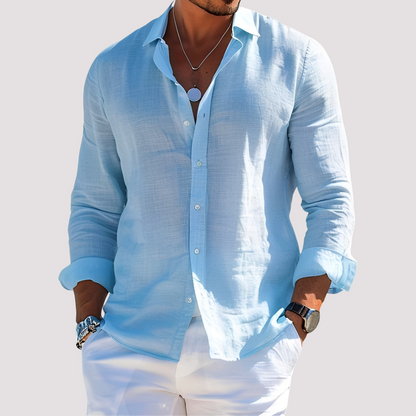Dale – Men's long-sleeve shirt – Casual and laid-back