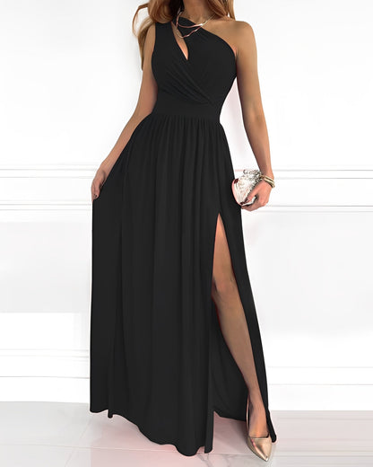 Jasmin - Stylish one-strap women's maxi dress