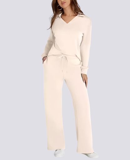 Bella - Comfortable V-neck Stretch Set