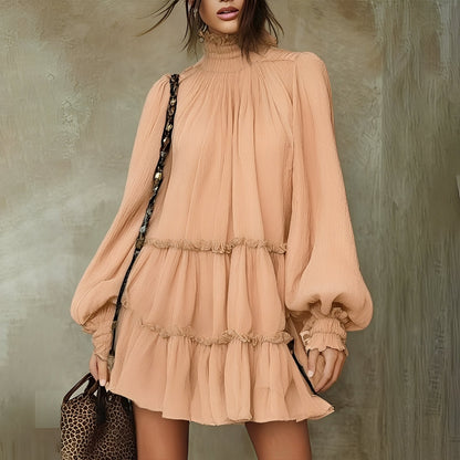Mayeth - Stylish Ruffled Mini Dress