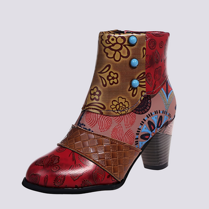 Emma - Vibrant Bohemian Boots