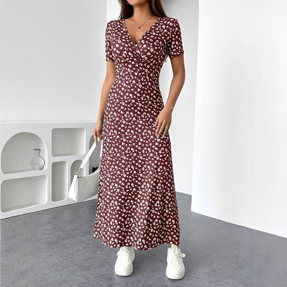 Reggie - Trendy Floral Long Dress