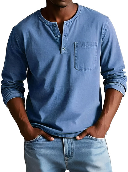 Steve - Men's relaxed long-sleeve shirt