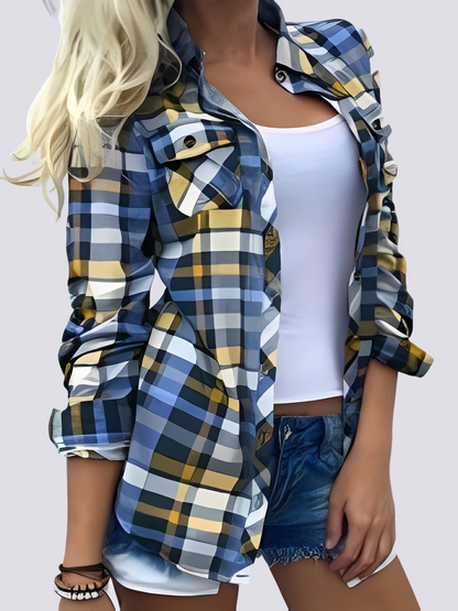 Charlotte - Vibrant Long-Sleeved Shirt