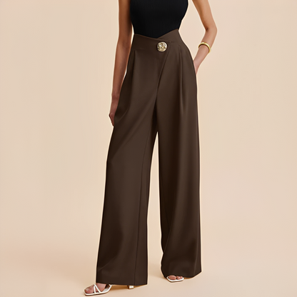 Joyce - High-Waisted Wide-Leg Pants