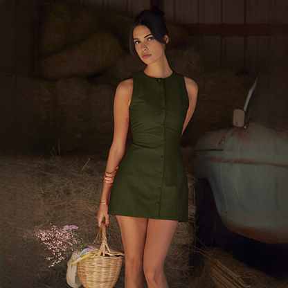 Ellisia - Stylish sleeveless mini dress