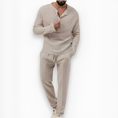 Eduard - Men's summer pants and top set