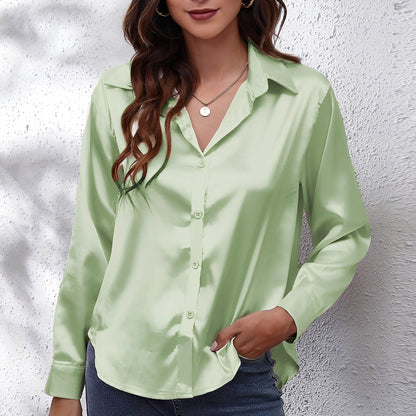 Fannia - Stylish Long-Sleeve Shirt