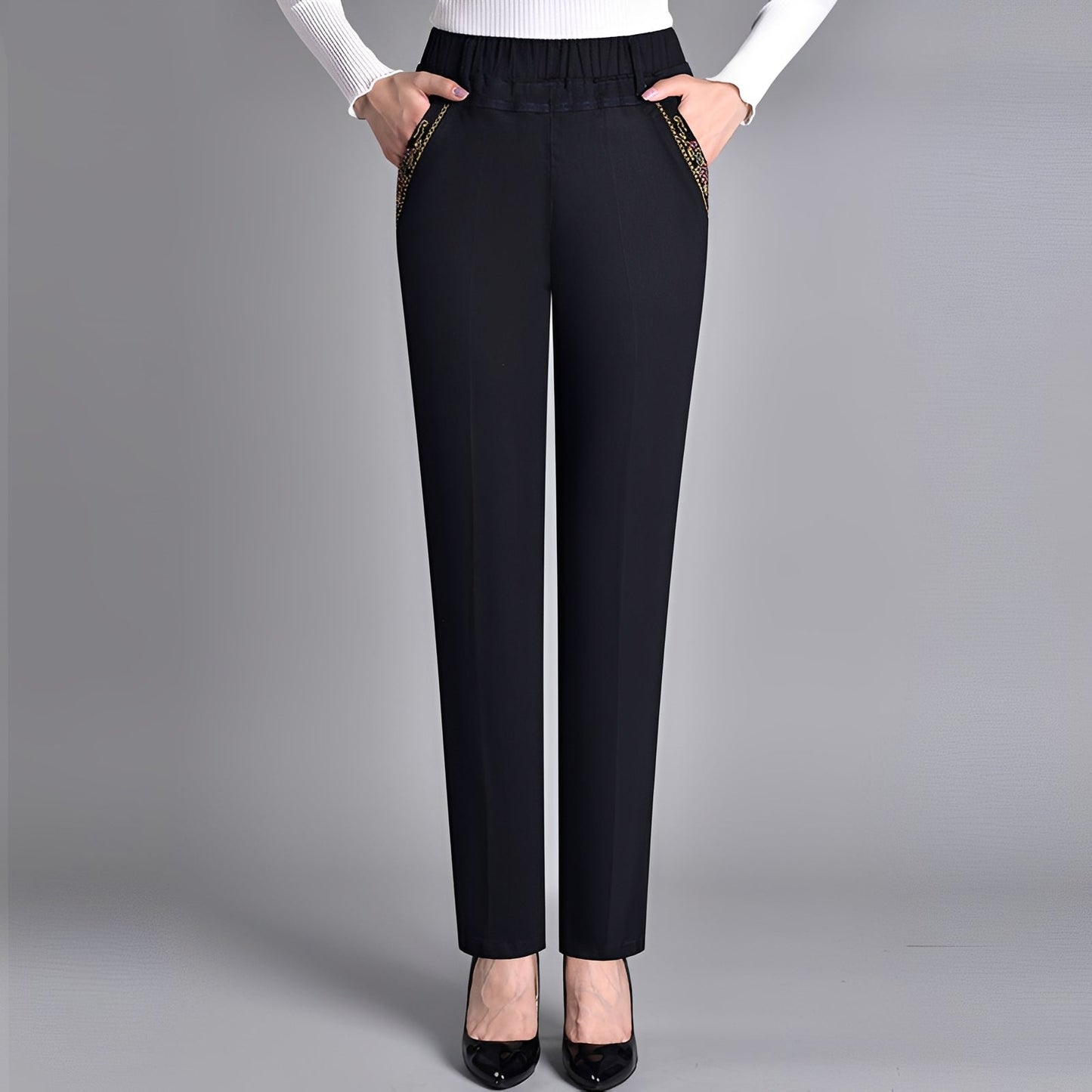 Daniella - Stylish Pants with Stretchy Waistband