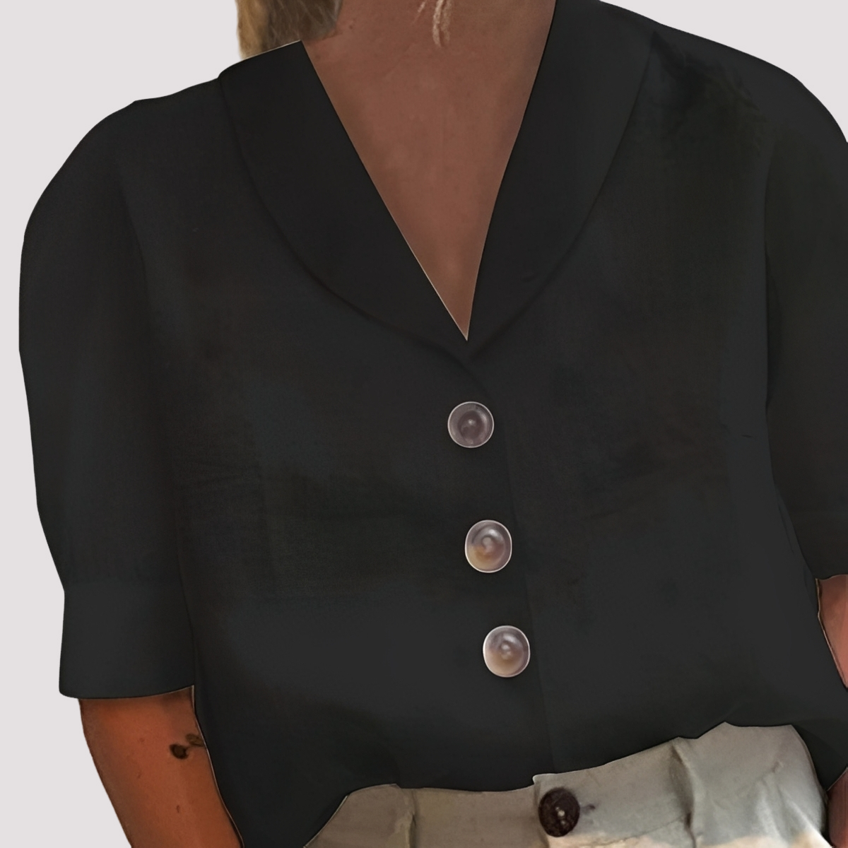 Mariyah - Trendy V-Neck Blouse