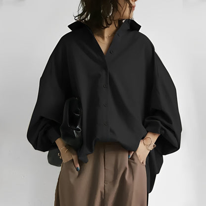 Brittney - Loose Fitting Oversized Blouse