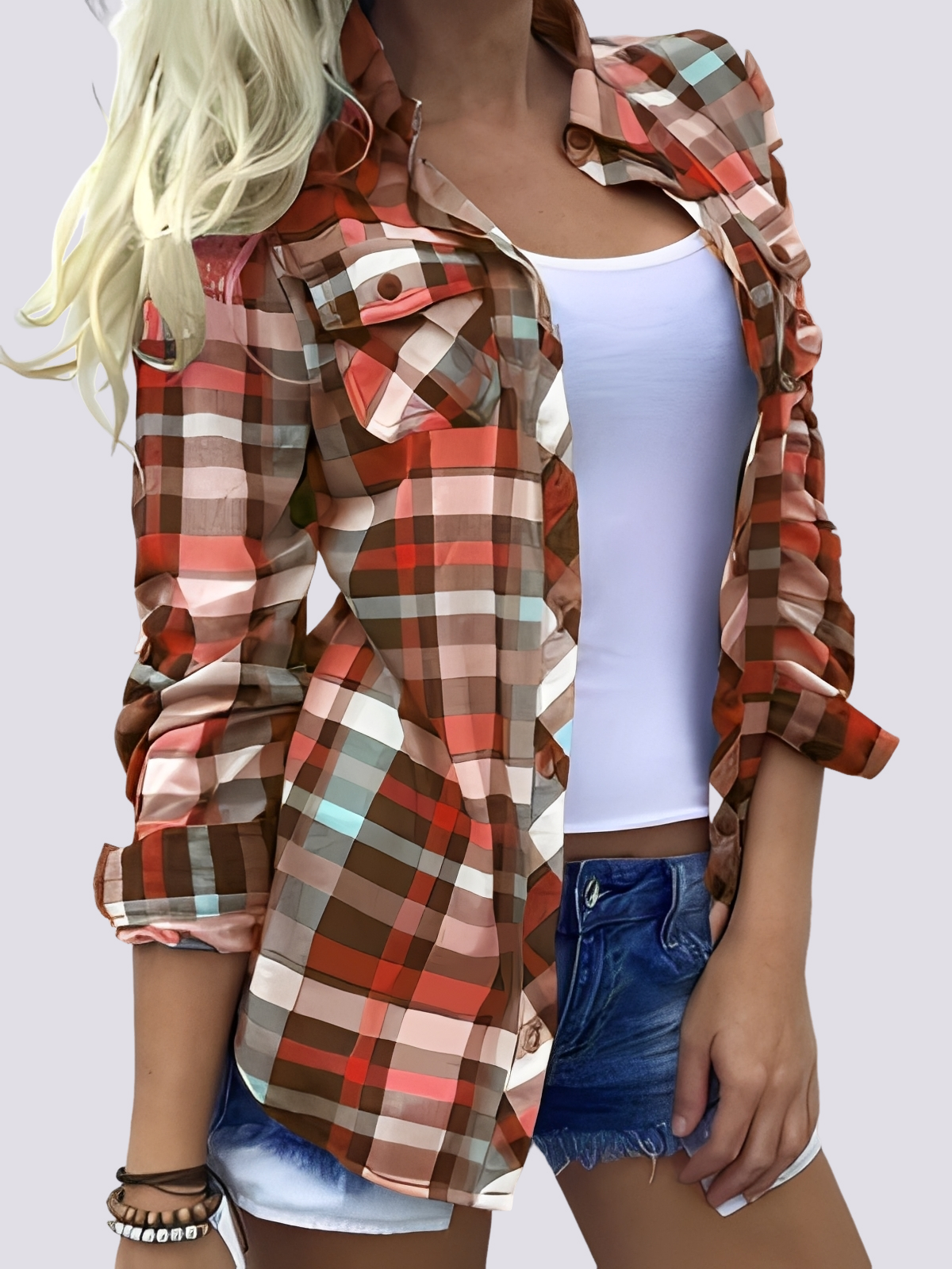 Charlotte - Vibrant Long-Sleeved Shirt