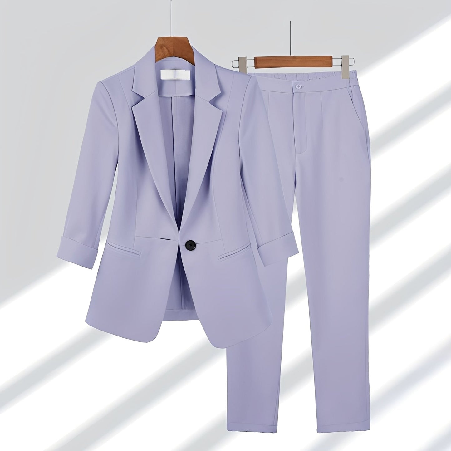 Myrtle - Stylish Single-breasted Suit Set
