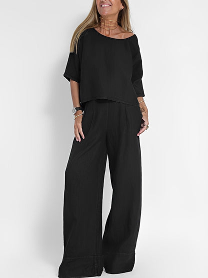 Leona - Relaxed Loose Two-piece Outfit