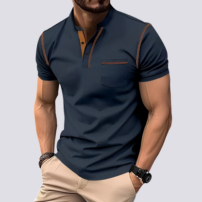 Stefan - Men's fashionable, breathable polo shirt