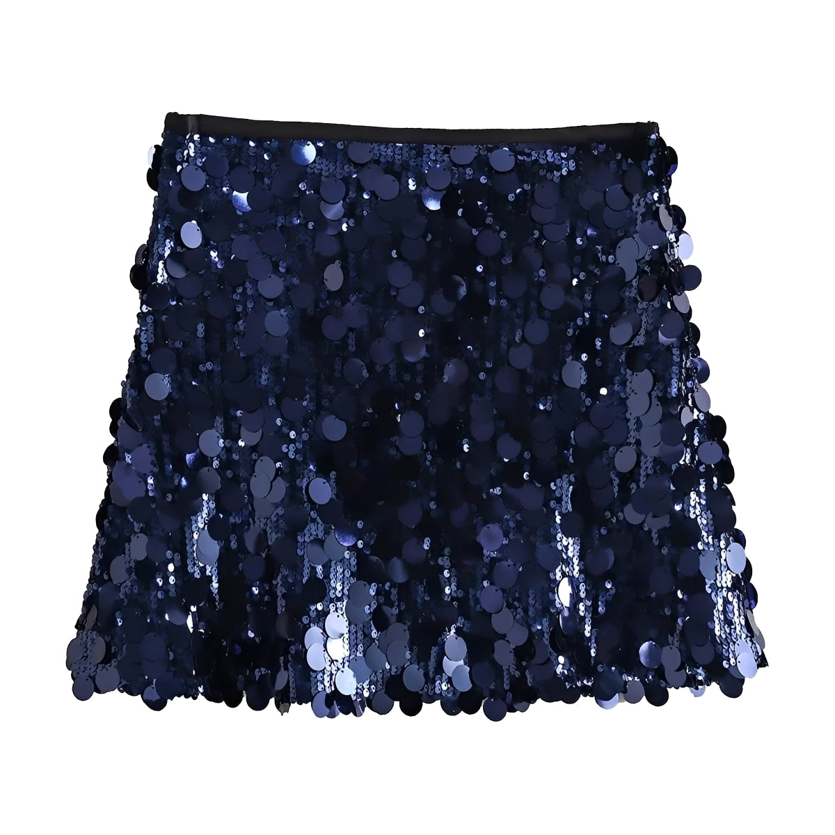 Abbey - Stylish Shiny Mini Skirt