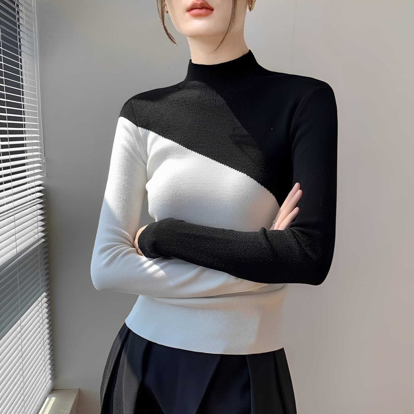 Arlette - Cozy Long-Sleeve Top