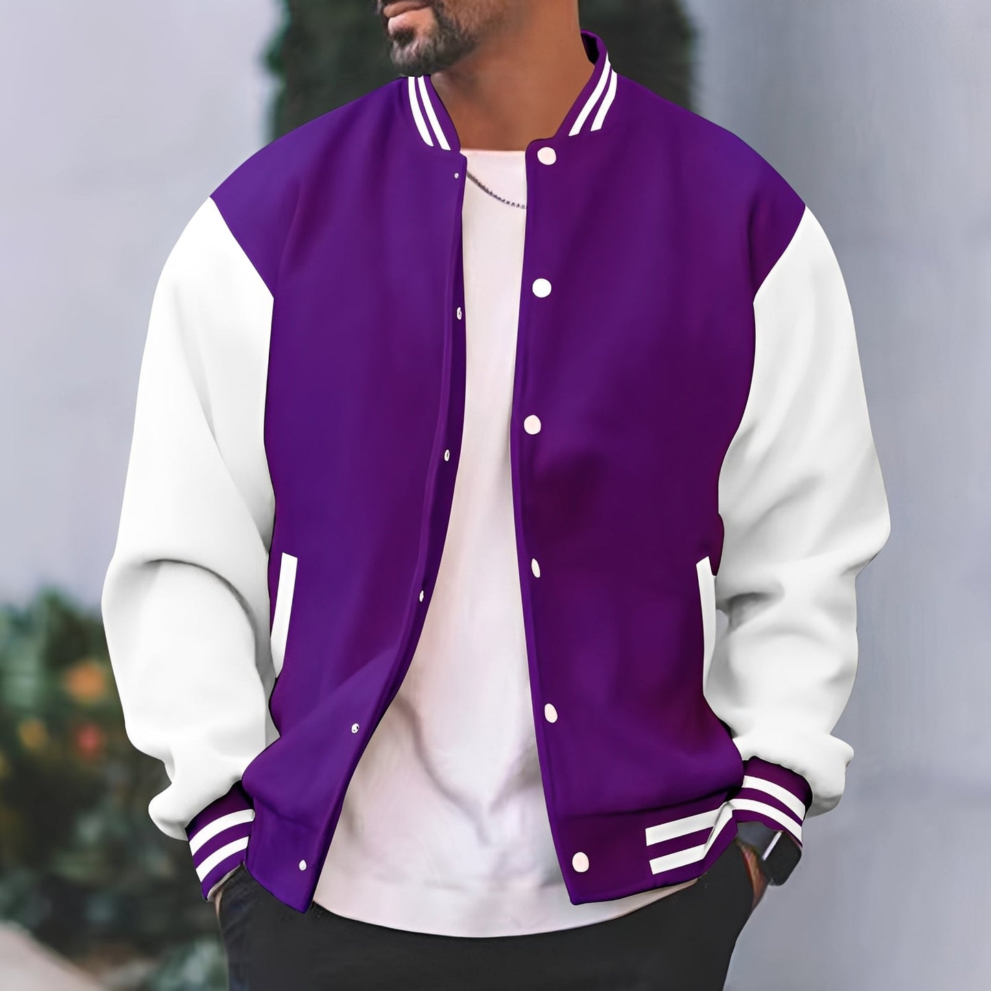 Greg - Men's trendy, loose-fit bomber jacket