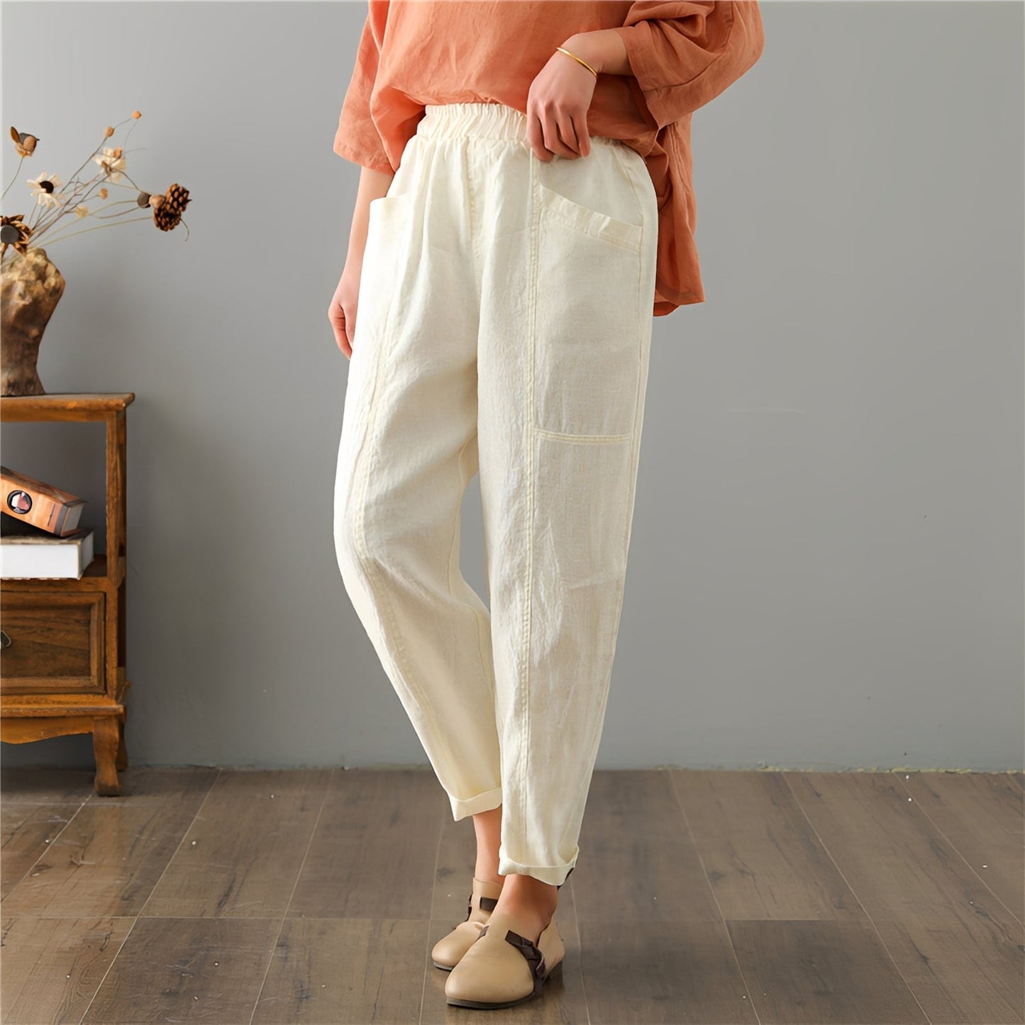 Gretchen - Women's casual lounge pants with pockets