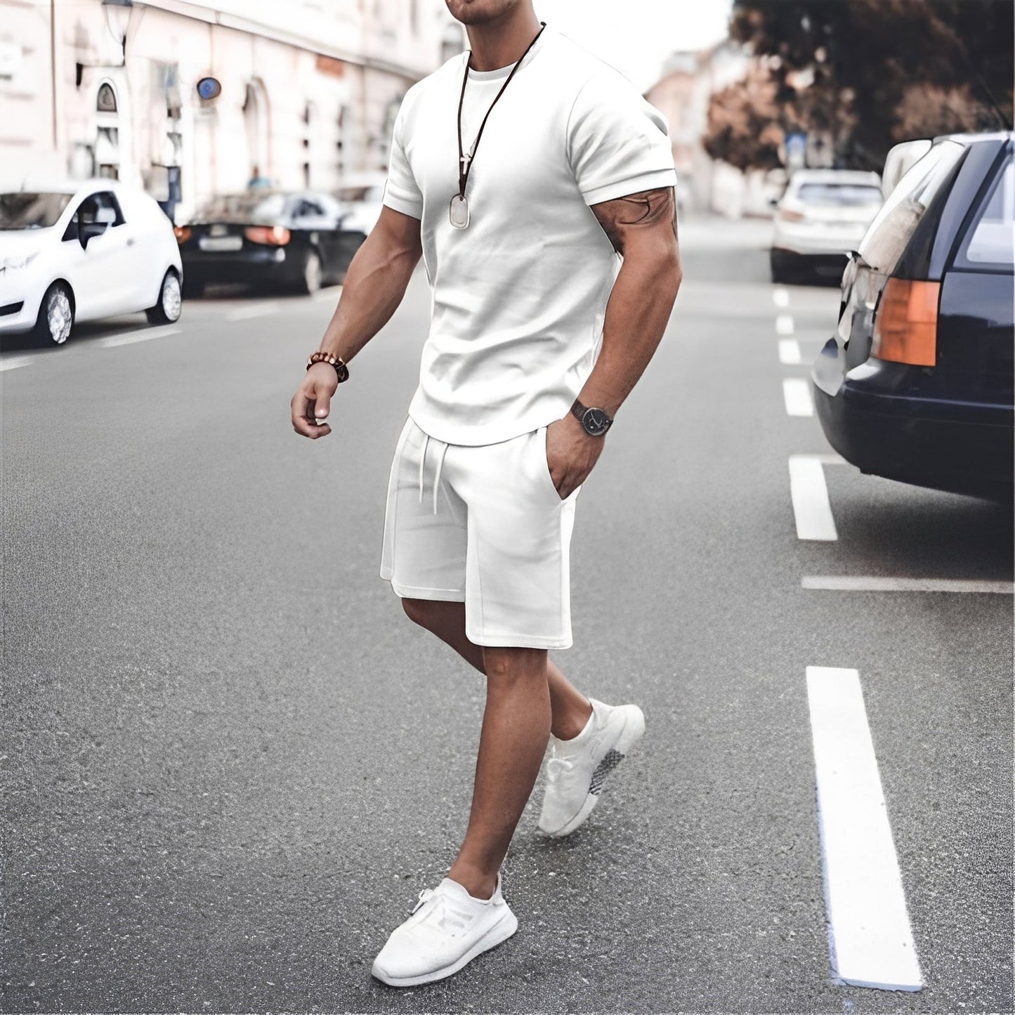 Stevie - Men's Casual Two-piece Outfit