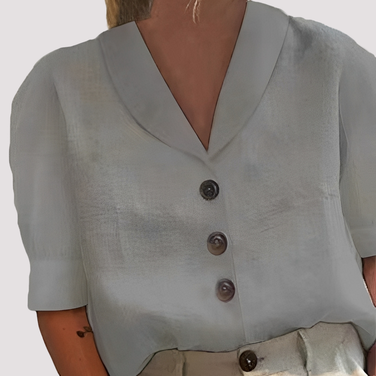 Mariyah - Trendy V-Neck Blouse