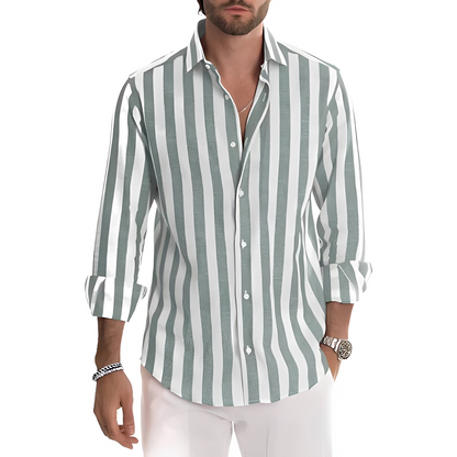 Roldan - Men's summer striped shirt