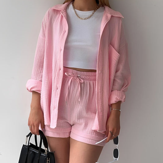 Alisha - Comfortable 2-Piece Long Sleeve Set