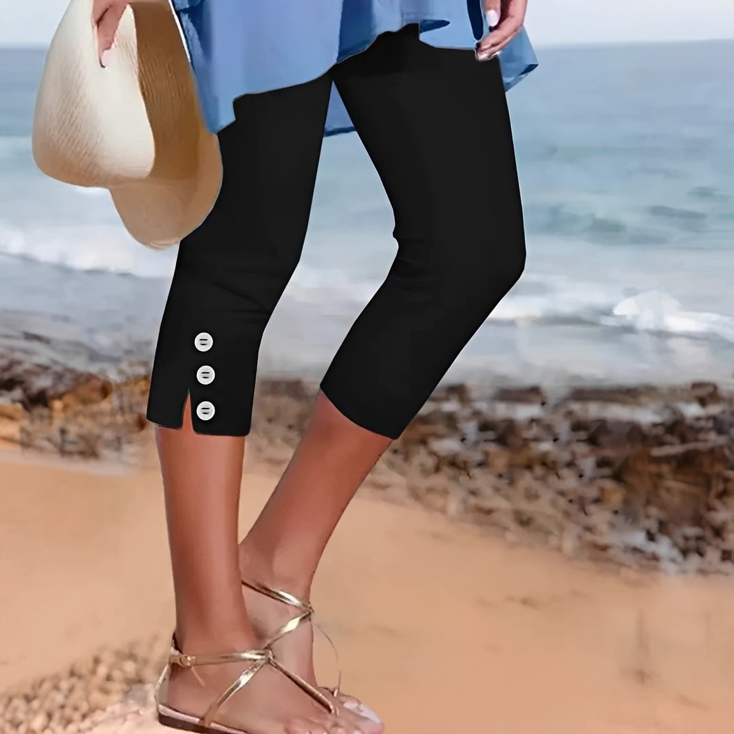 Catrin - Fashionable Cropped Pants