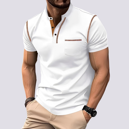 Stefan - Men's fashionable, breathable polo shirt