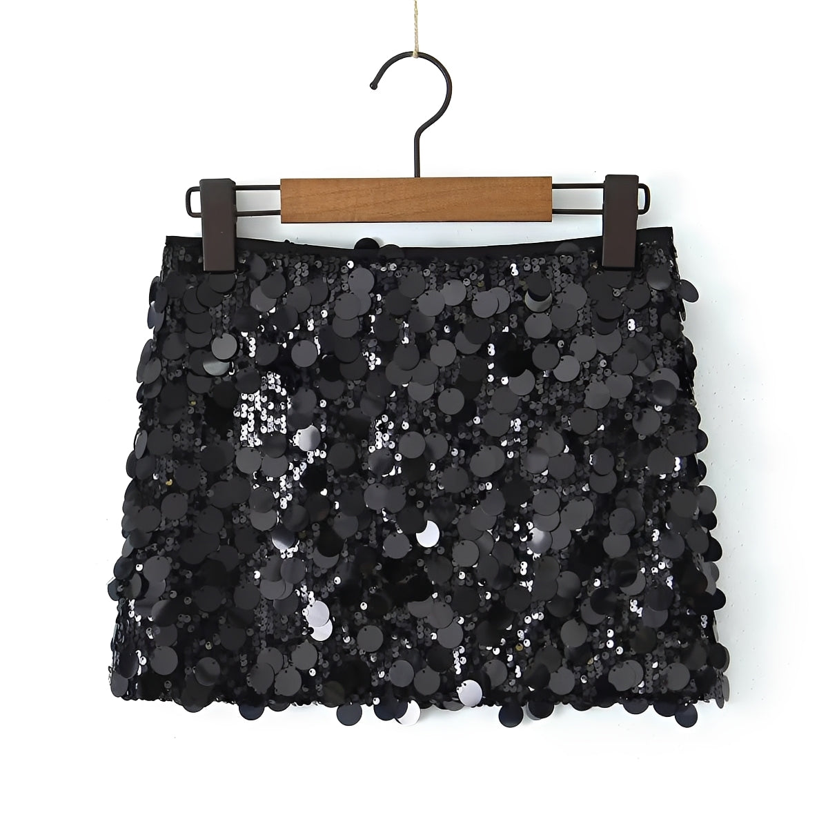 Abbey - Stylish Shiny Mini Skirt