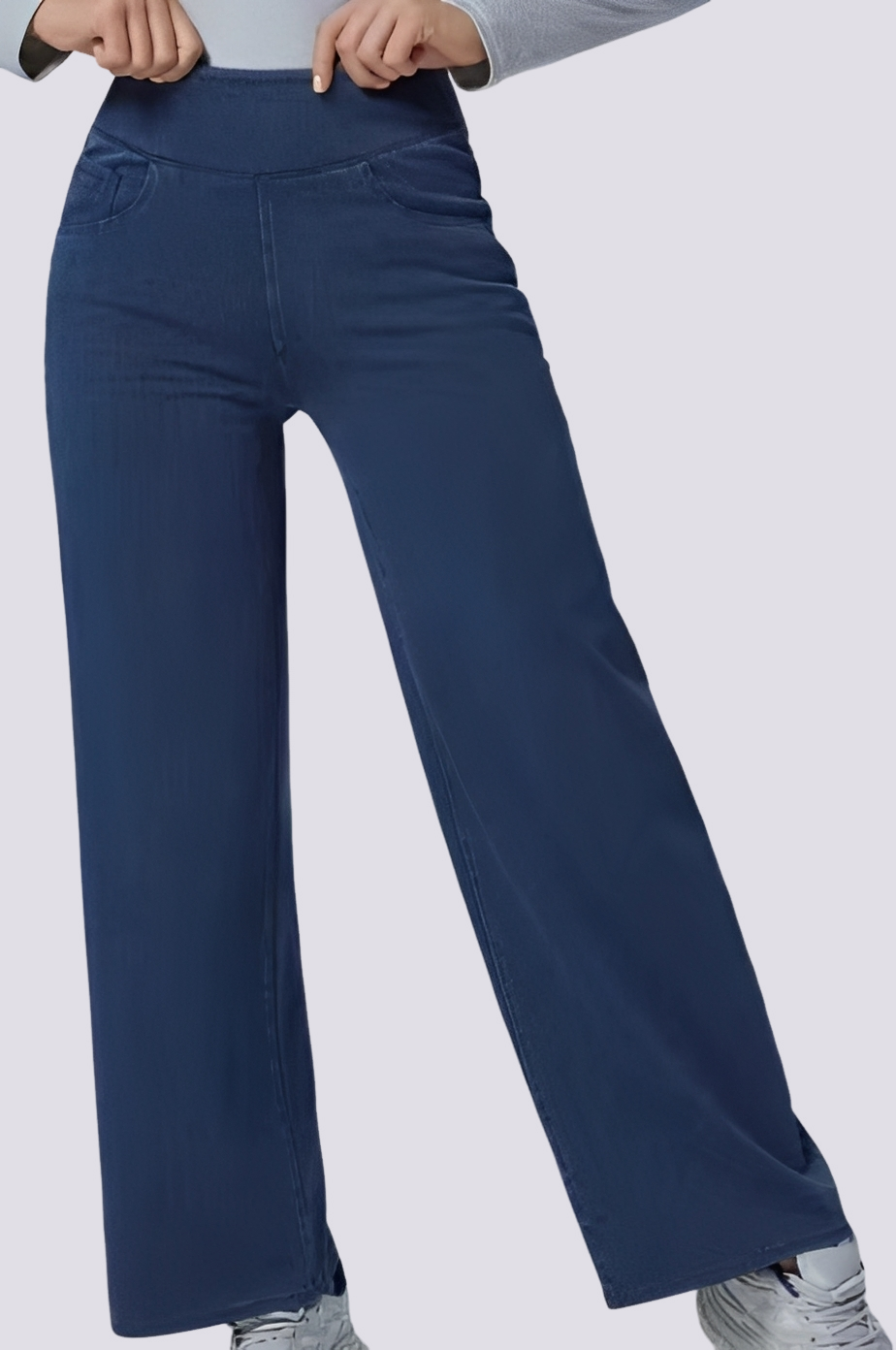 Carrie - Fashionable High-Waisted Pants
