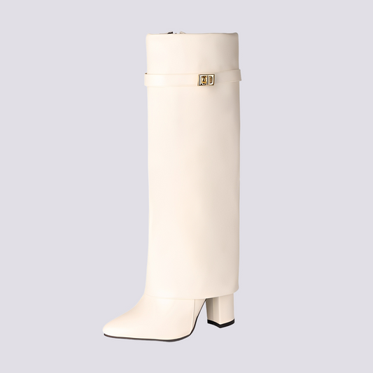 Jacqueline - Fashionable Boots with Chunky Heel