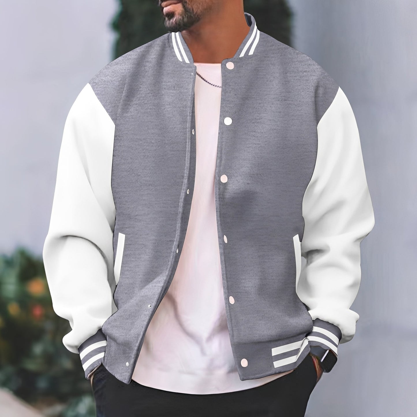 Greg - Men's trendy, loose-fit bomber jacket