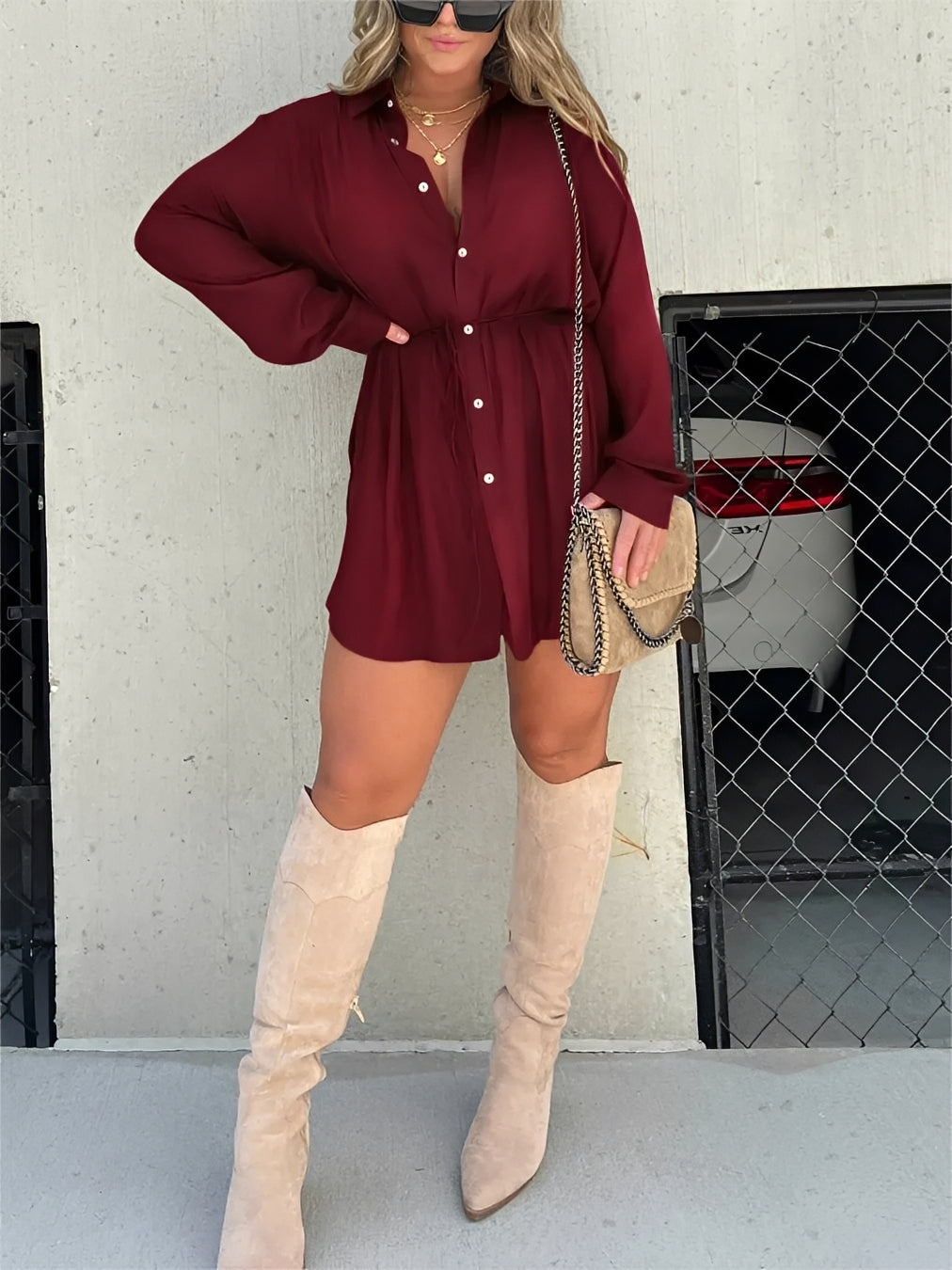 Effie - Casual Long Sleeve Romper