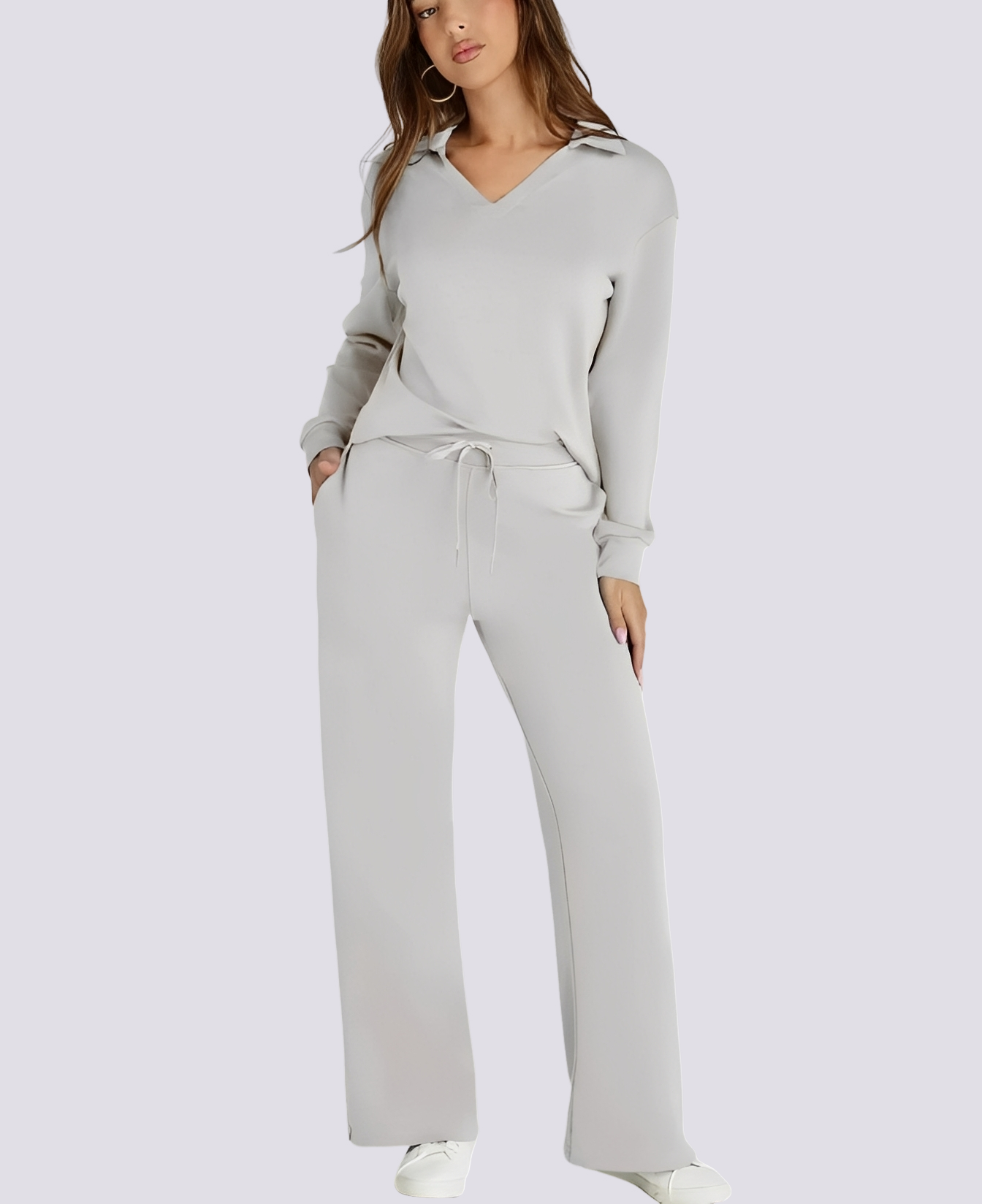Bella - Comfortable V-neck Stretch Set
