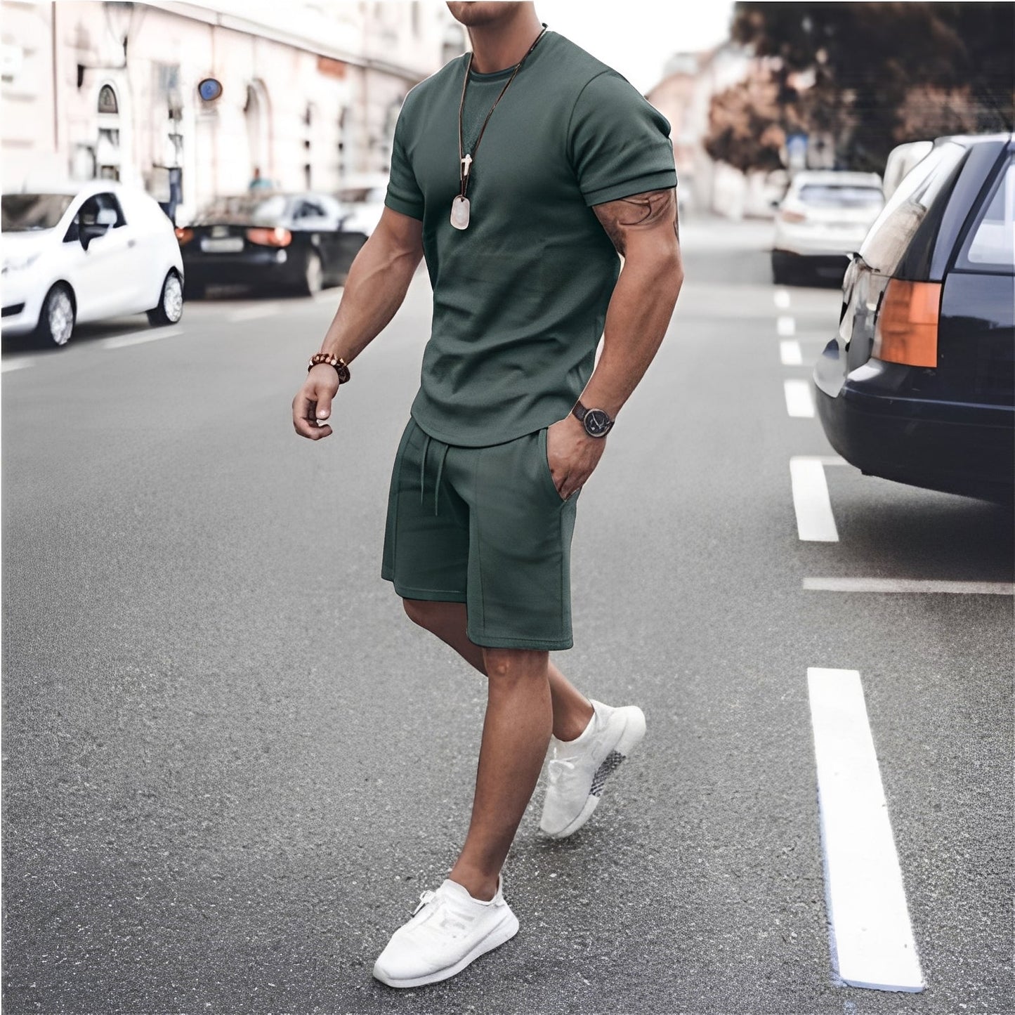 Stevie - Men's Casual Two-piece Outfit