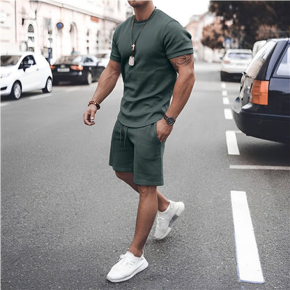 Stevie - Men's Casual Two-piece Outfit