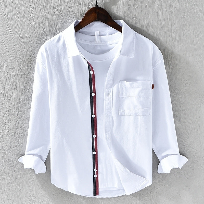 Oskar - Fashionable Long-Sleeve Shirt