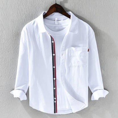 Oskar - Fashionable Long-Sleeve Shirt