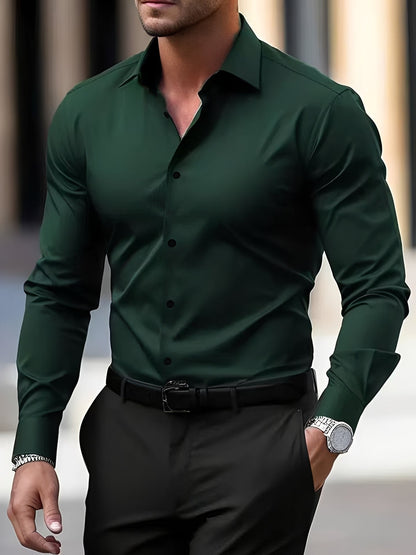 Jeremy – Men's long-sleeve shirt – ideal for casual and formal events