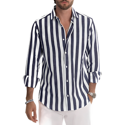 Roldan - Men's summer striped shirt