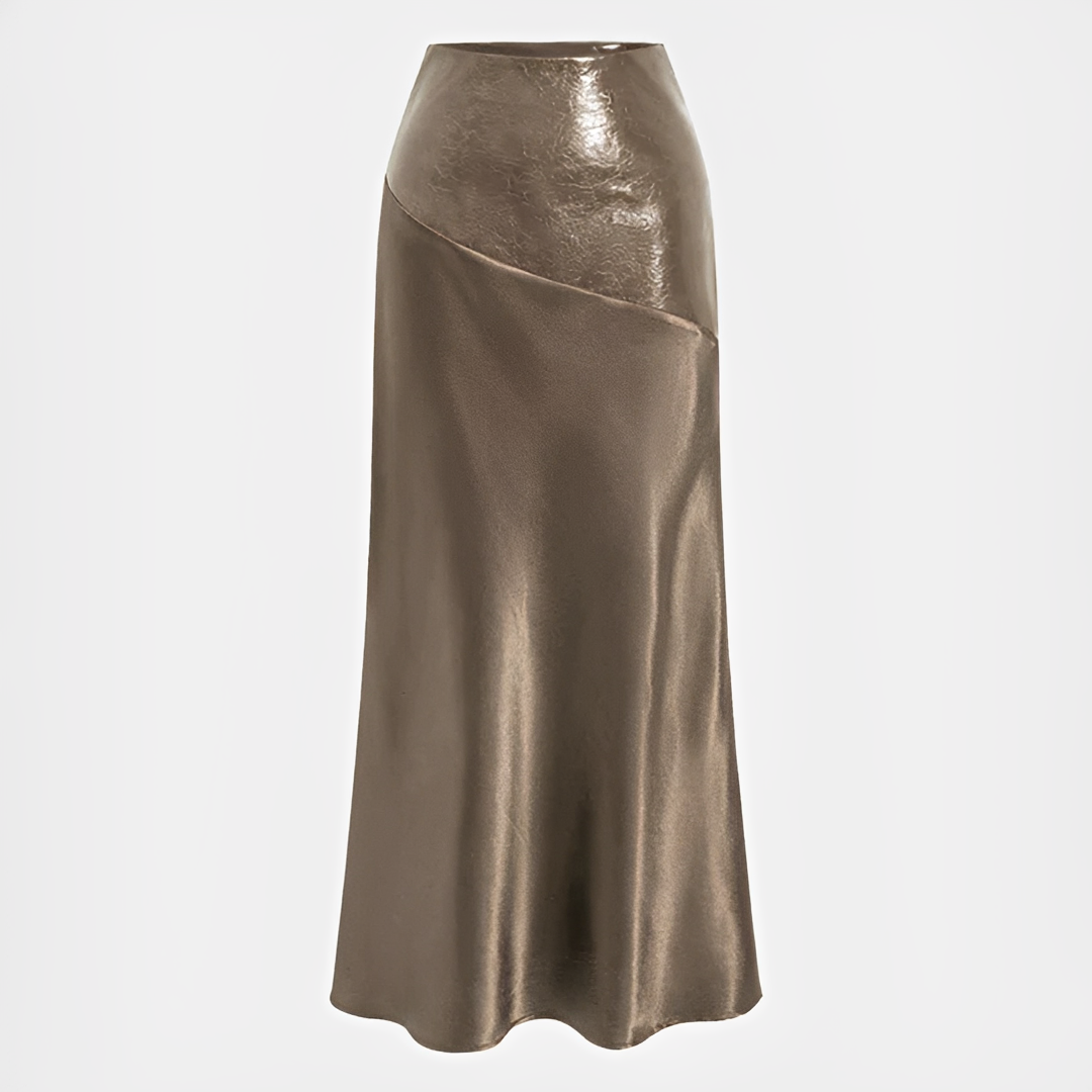 Viviana - Elegant Glossy Skirt