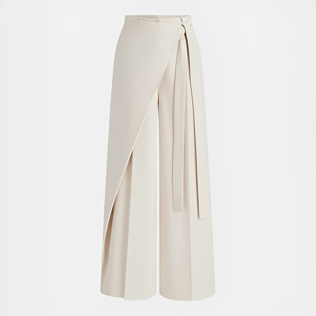 Leilani - Asymmetrical wide-leg trousers