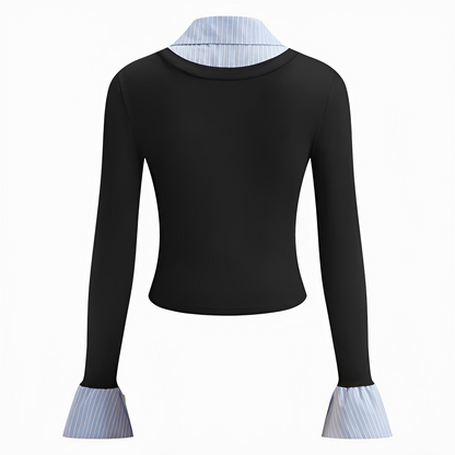 Venedita - Cozy Long Sleeve Shirt