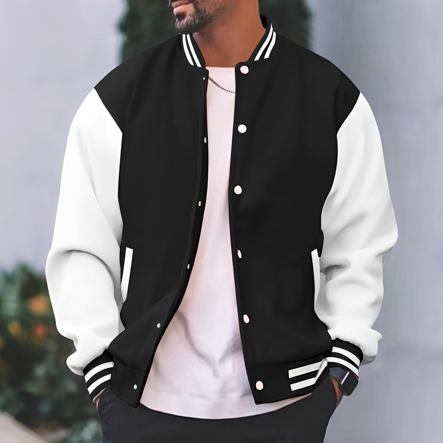 Greg - Men's trendy, loose-fit bomber jacket
