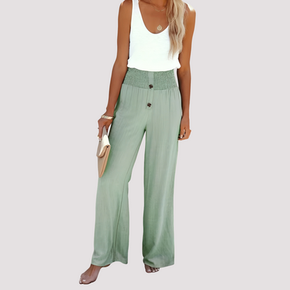Christa - Loose Fit High-Waisted Pants