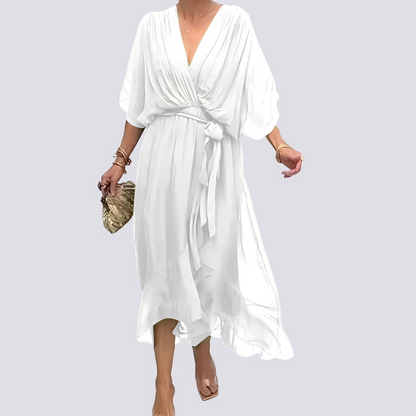 Jane - Unique V-neck Dress
