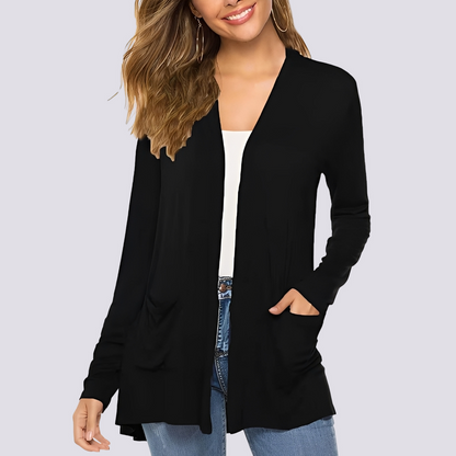 Bertha - Relaxed Long-sleeve Cardigan