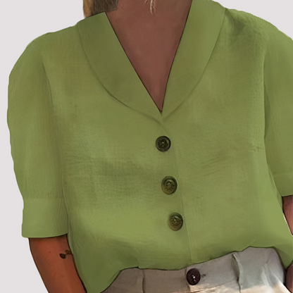 Mariyah - Trendy V-Neck Blouse